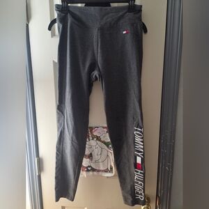 Tommy Hilfiger Dark Gray Leggings with Logo